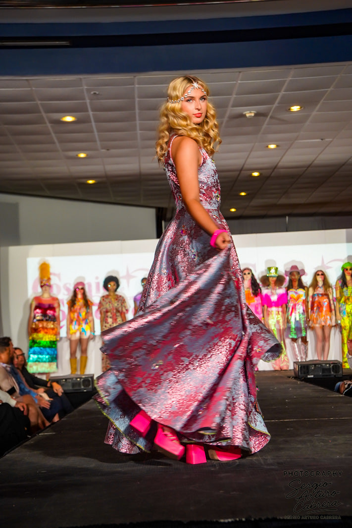 Cosmic Chandelier Gown