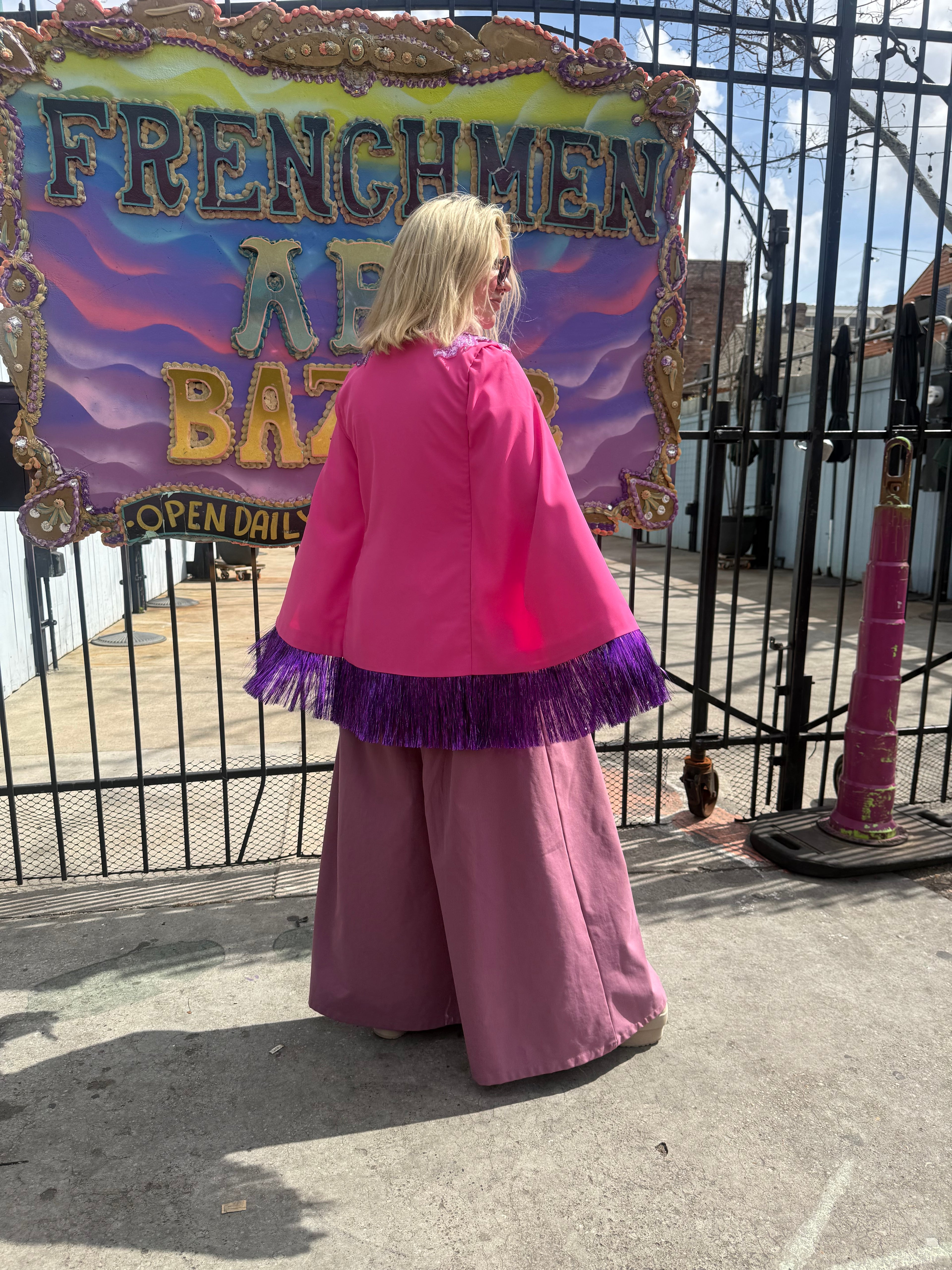 NEW Metallic Blazer Capes