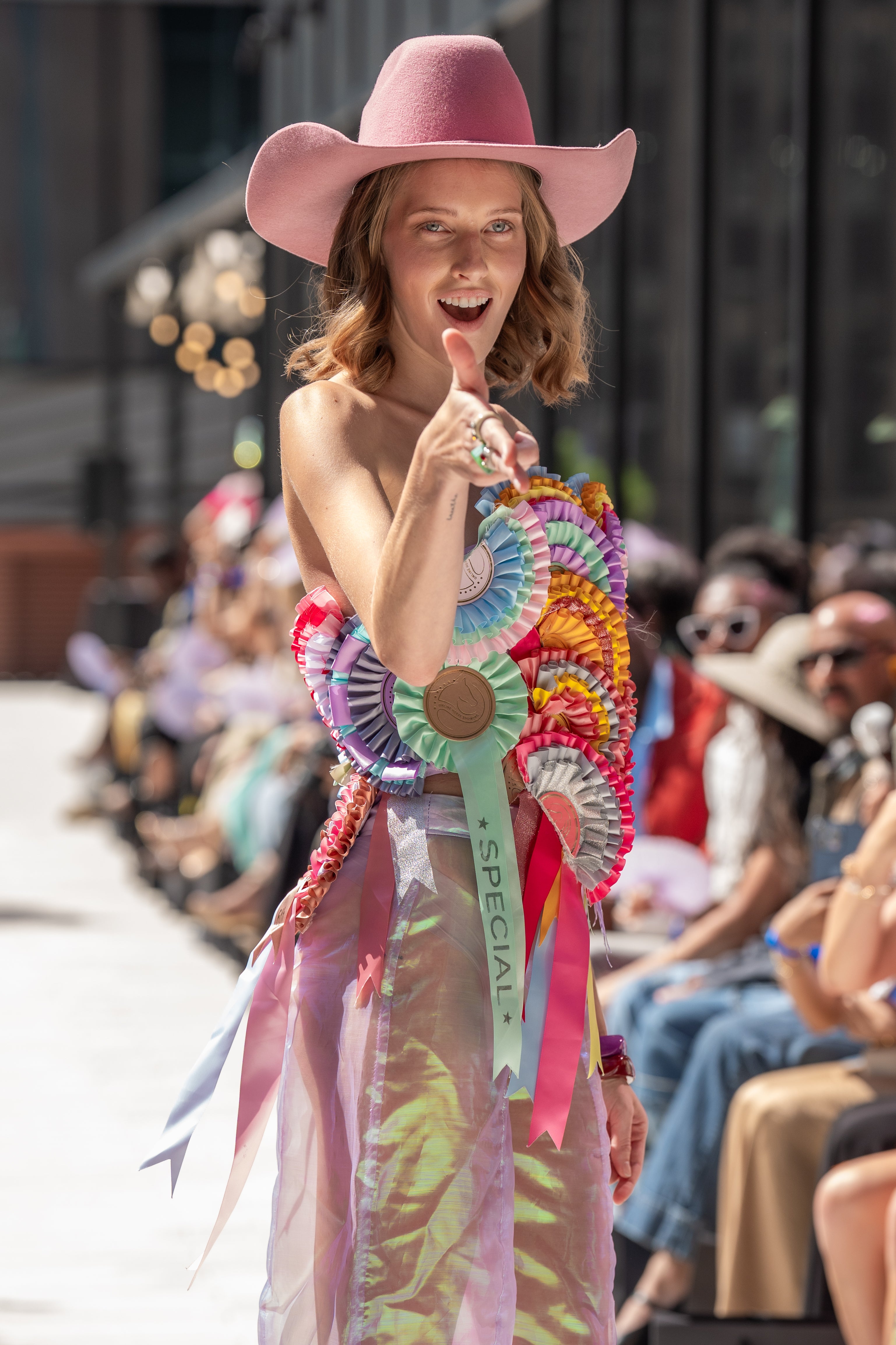 Cosmic Cowgirl Ribbon Corset