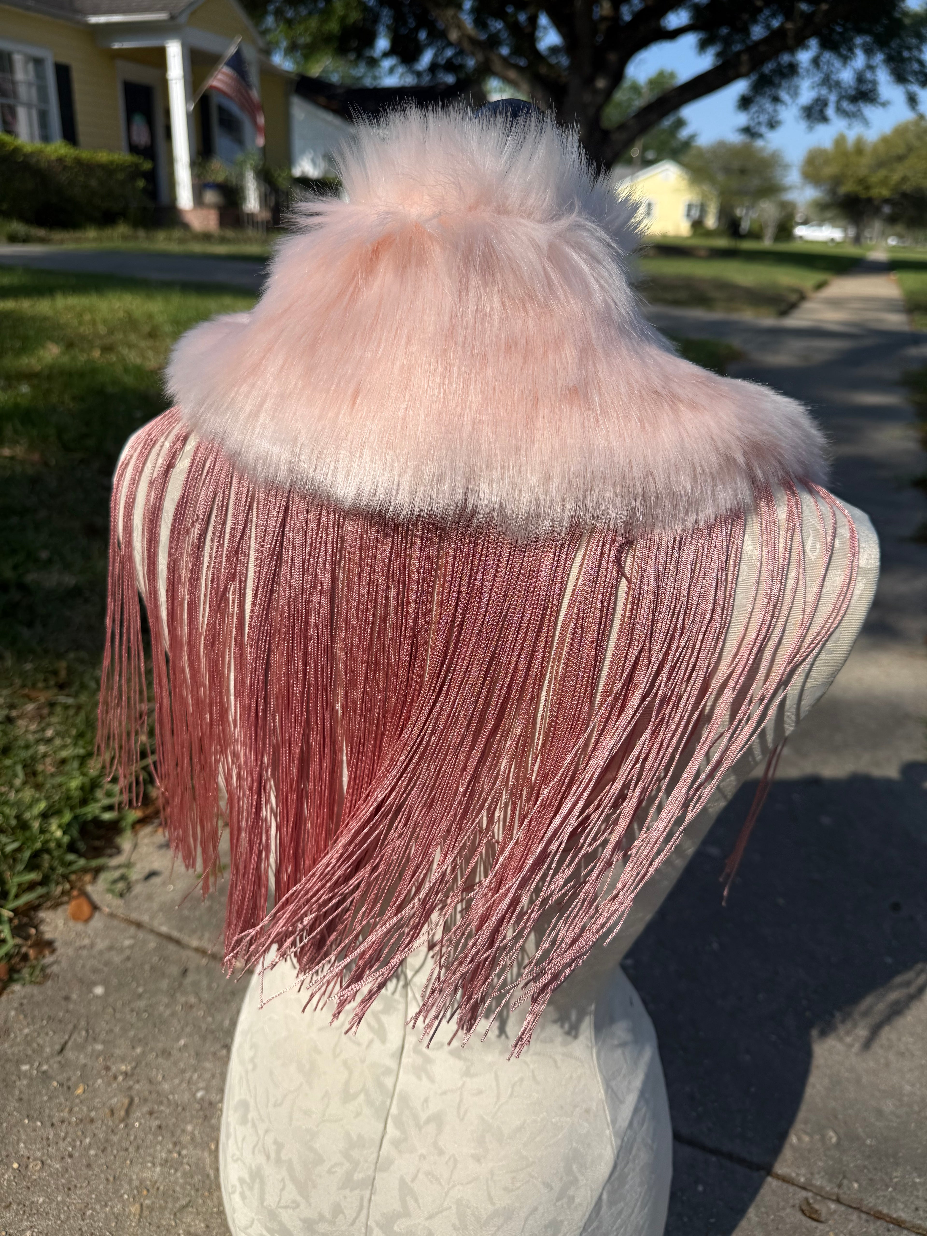 Color Pop Feaux Fringe Fur
