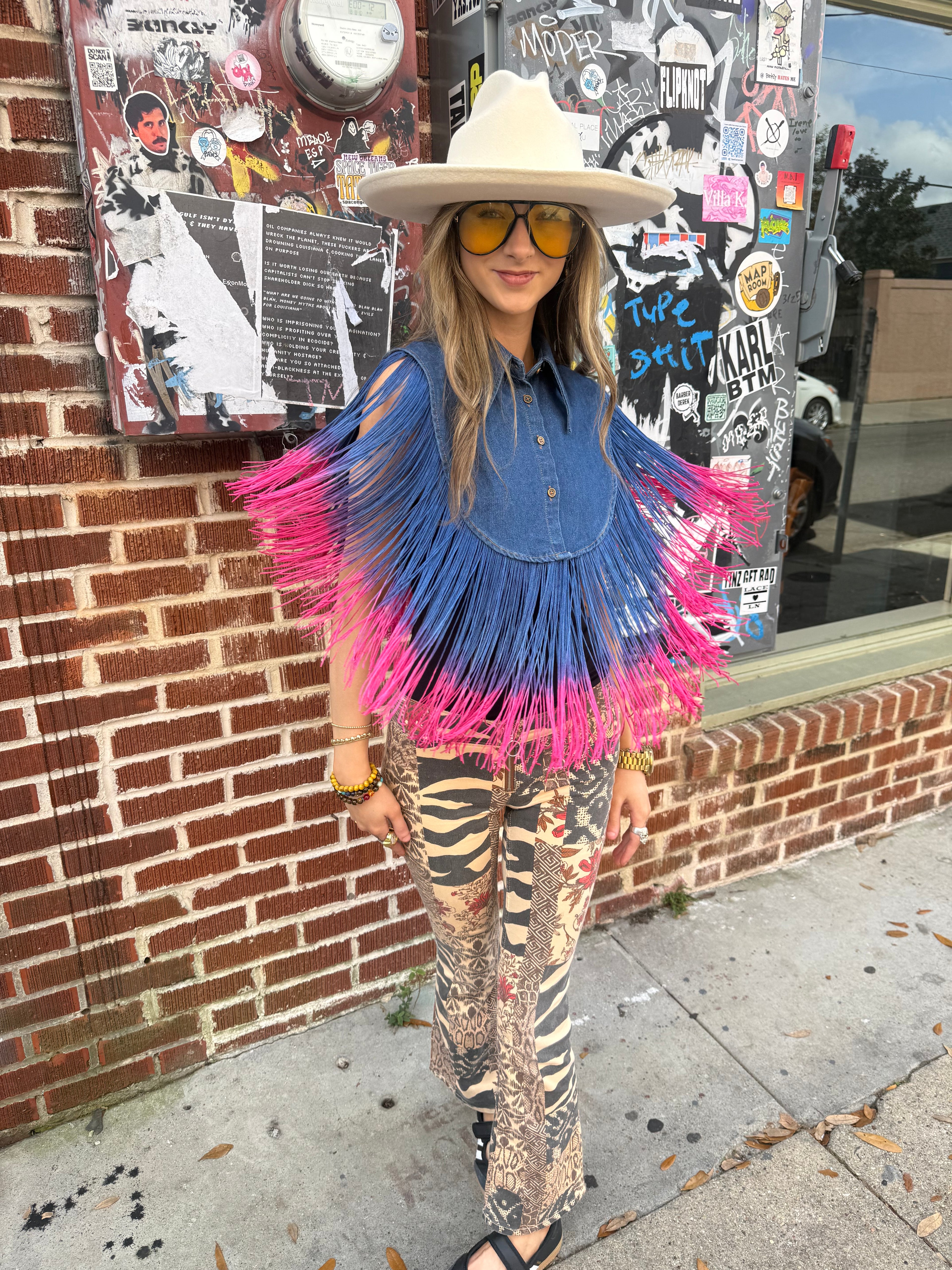 Denim Fringe Dickies