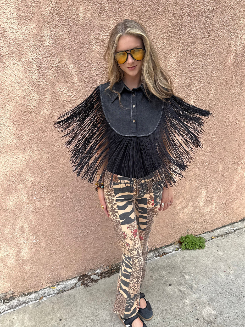 Denim Fringe Dickies