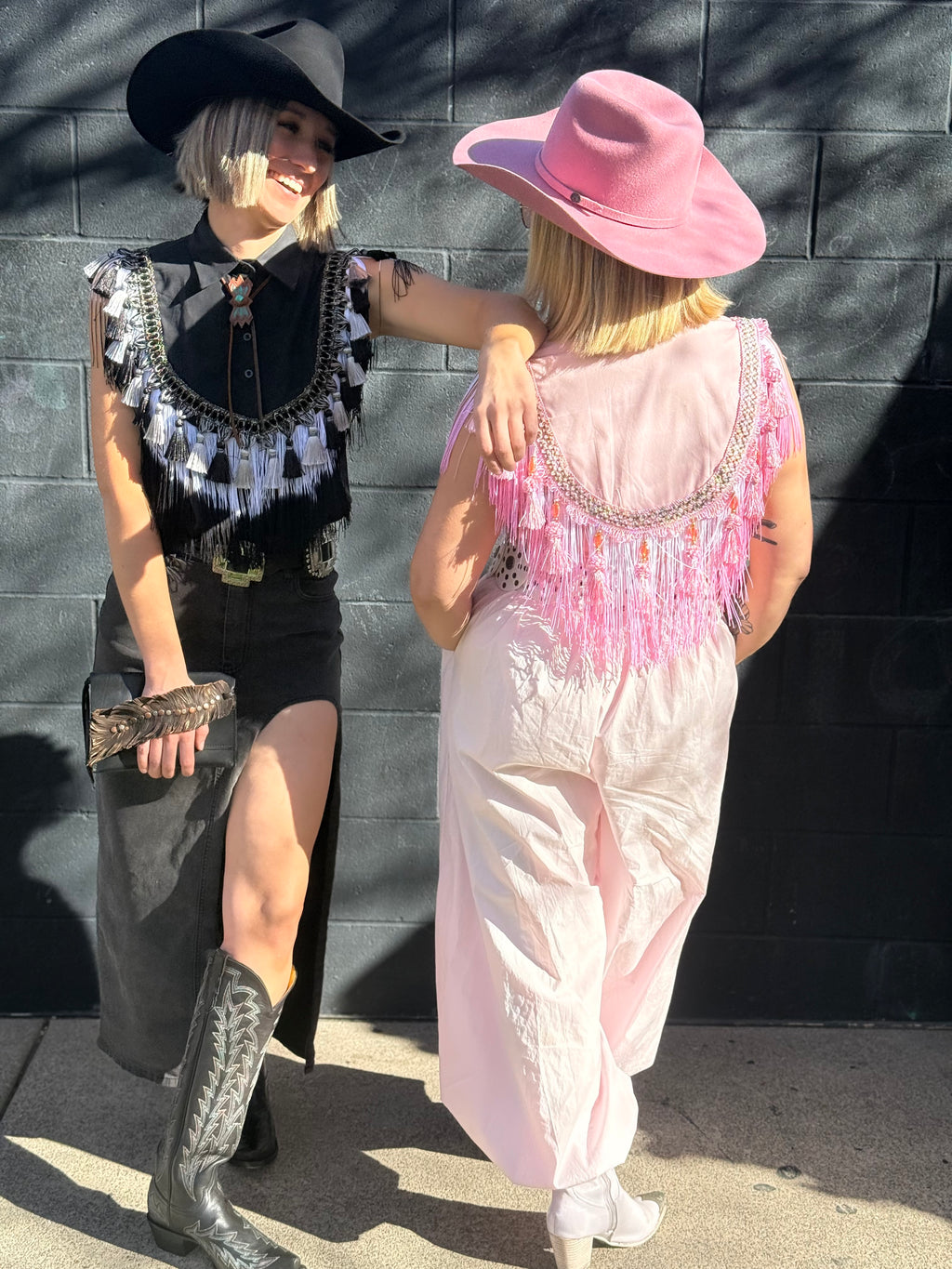 Cosmic Fringe Tassel Button Up