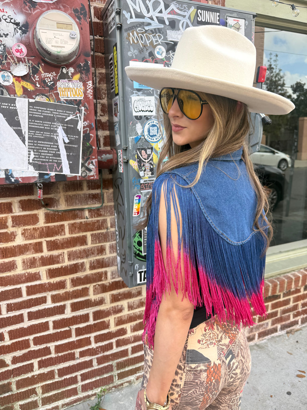 Denim Fringe Dickies