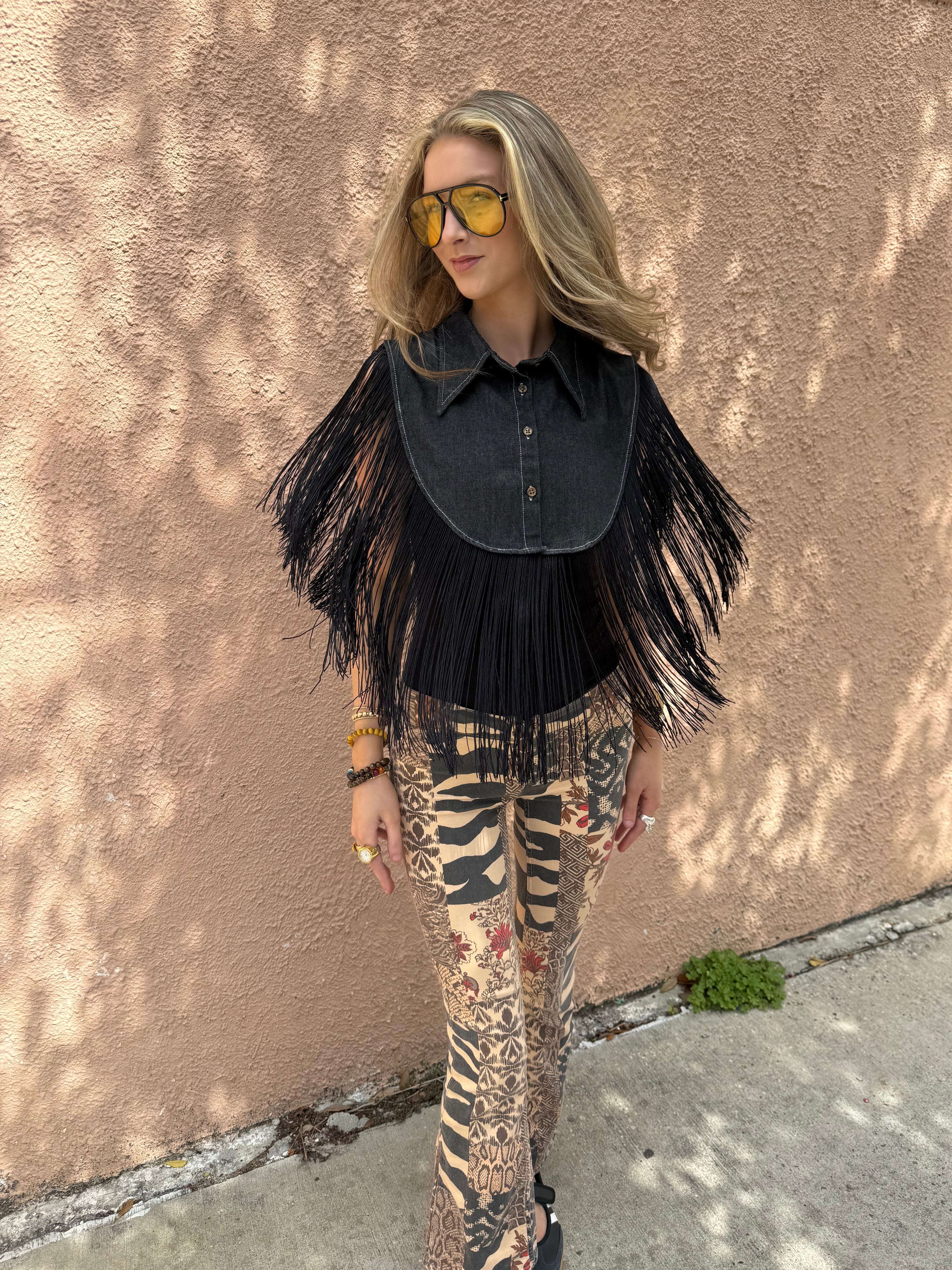 Denim Fringe Dickies