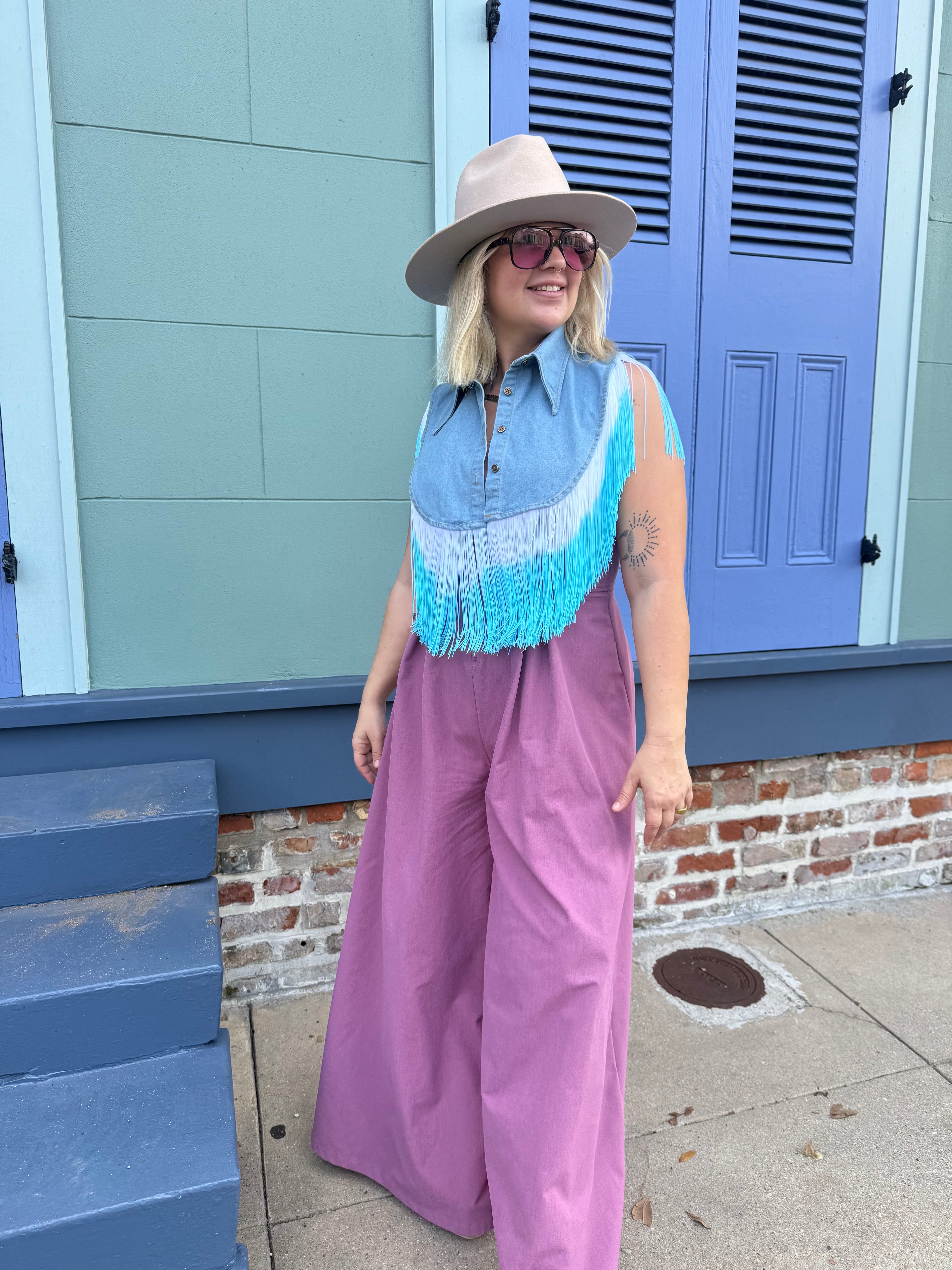 Denim Fringe Dickies