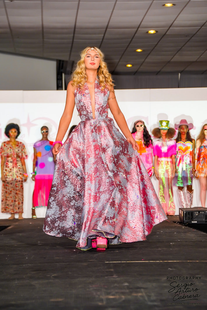 Cosmic Chandelier Gown