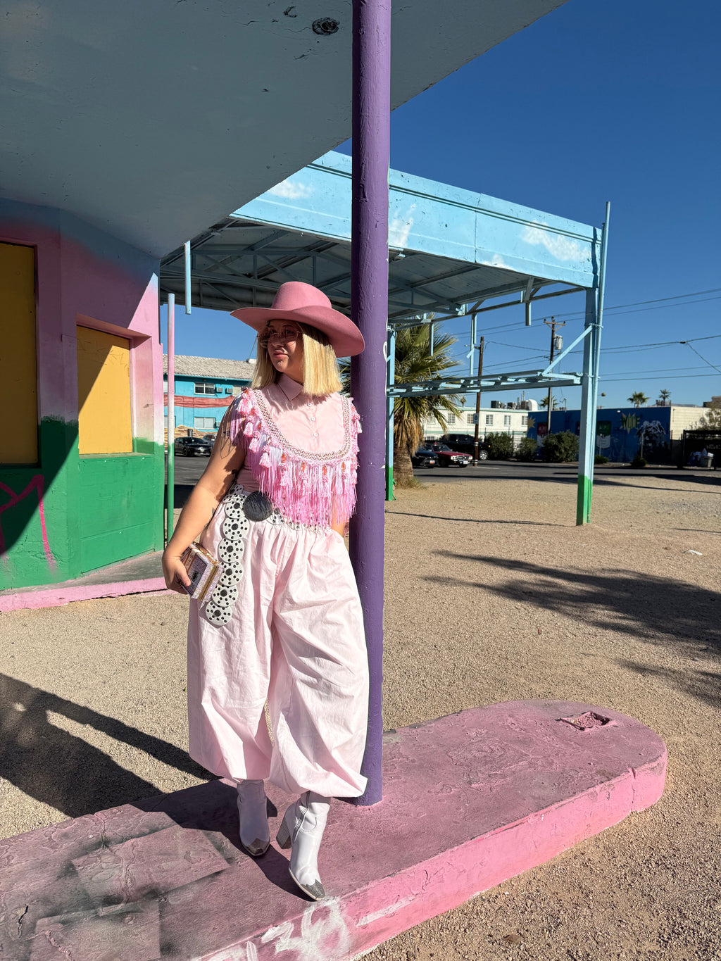 Cosmic Fringe Tassel Button Up
