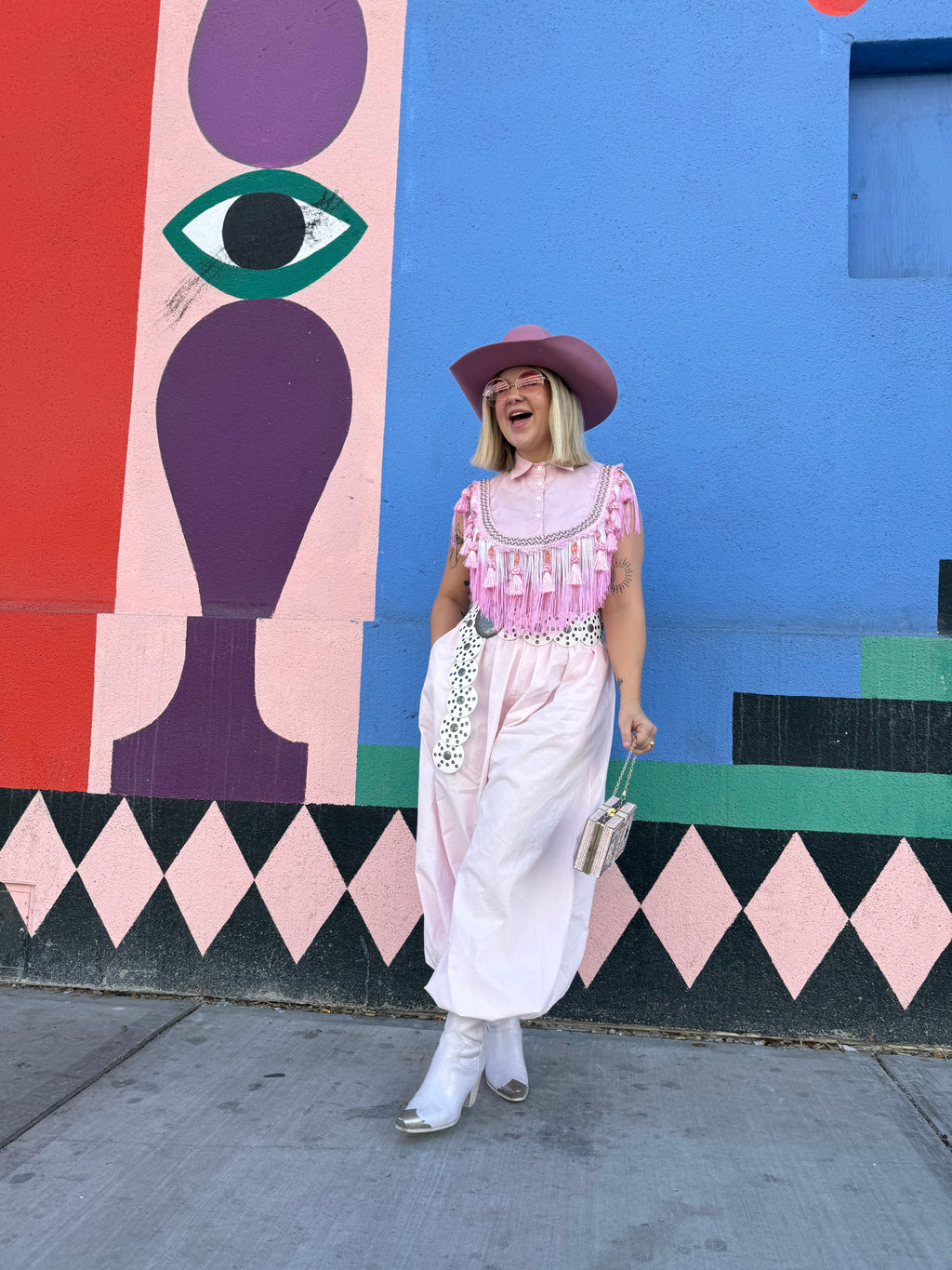 Cosmic Fringe Tassel Button Up