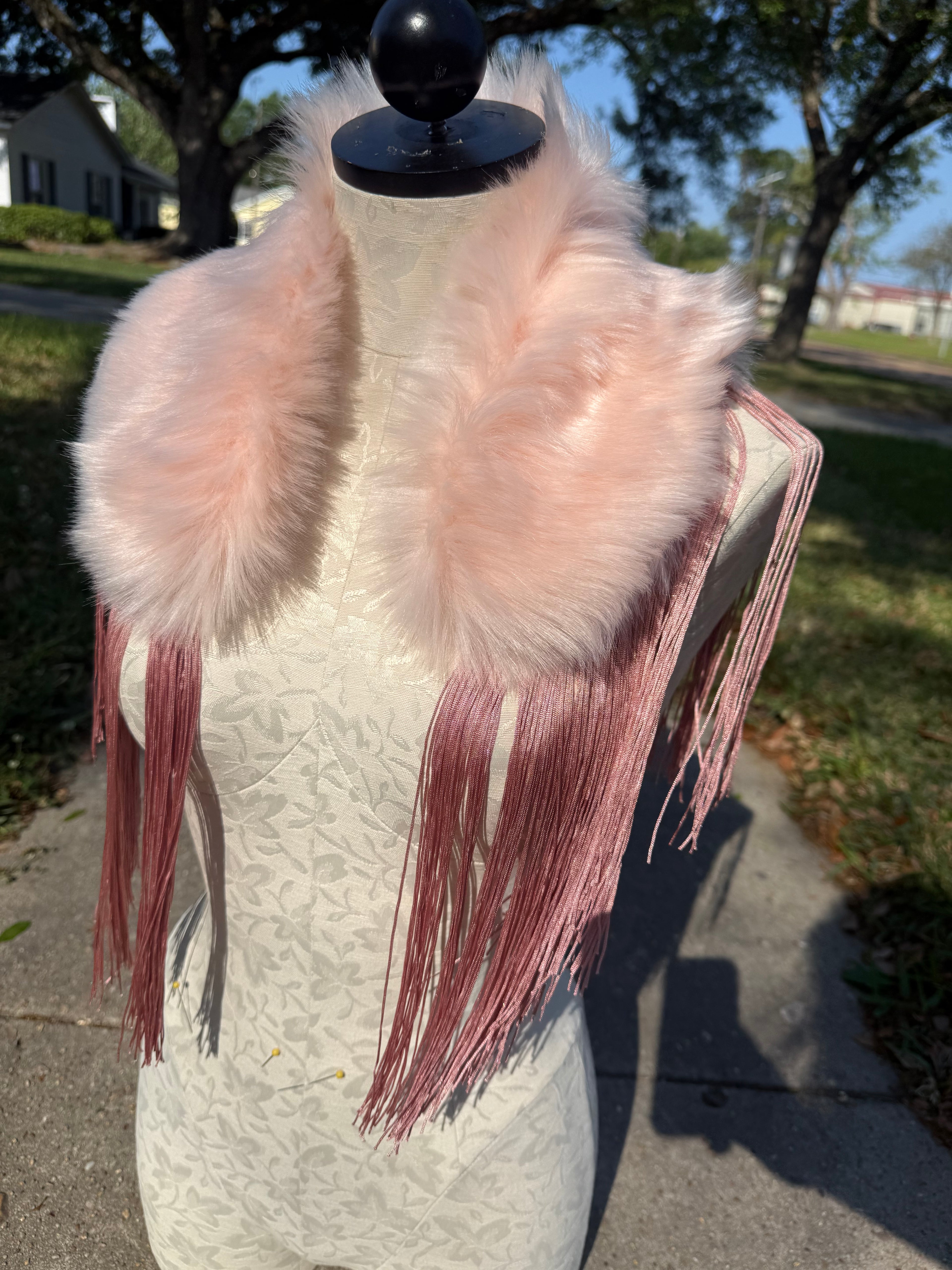 Color Pop Feaux Fringe Fur