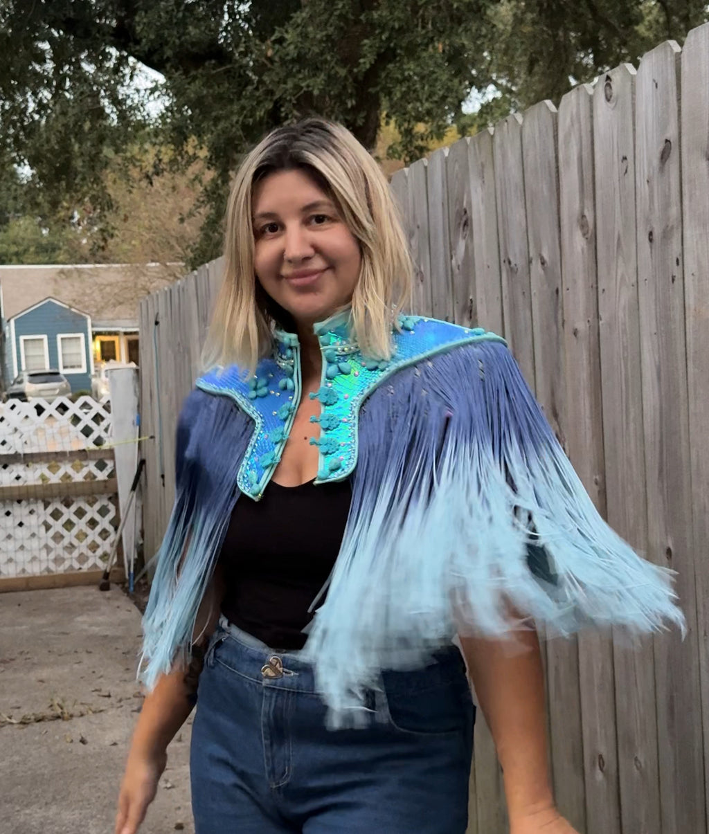 Custom Cosmic Fringe Capelet Consultation