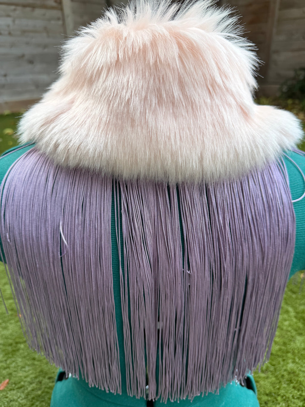 Small Color Pop Feaux Fringe Fur