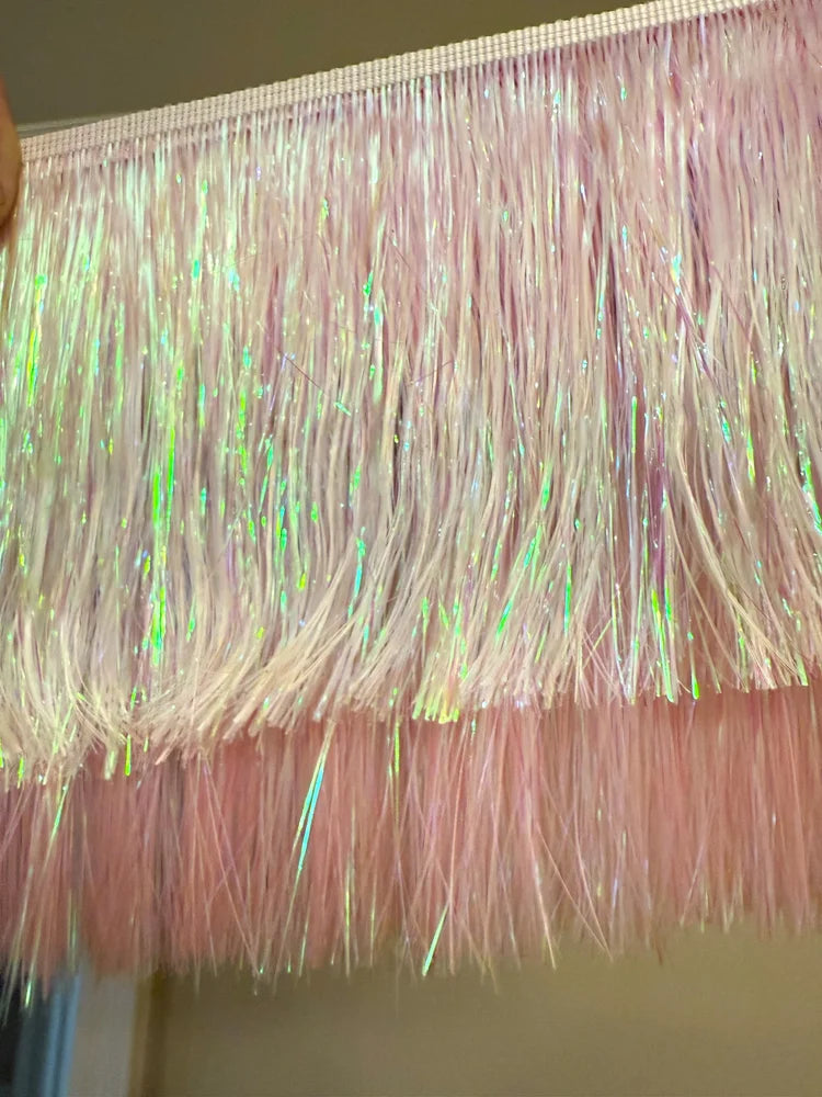 Metallic Fringe Chaps