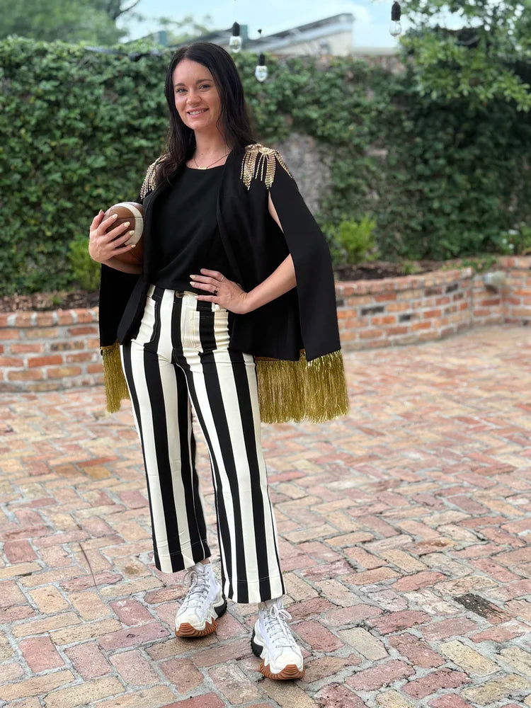 Saints WHO DAT Blazer Cape