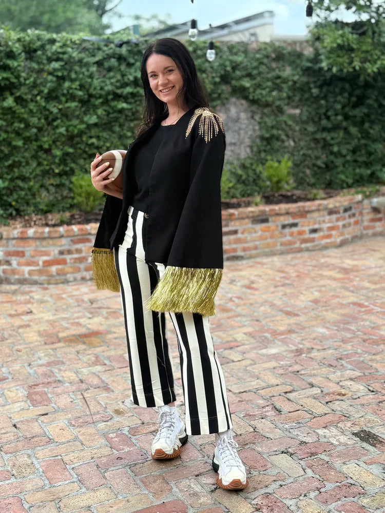 Saints WHO DAT Blazer Cape