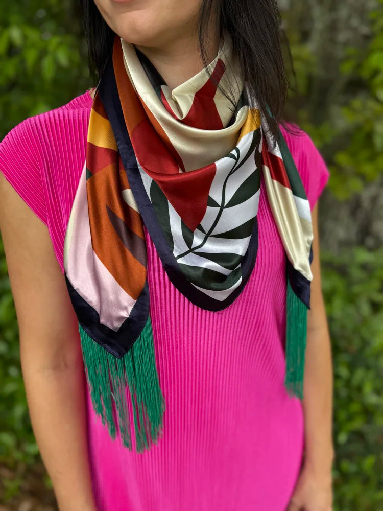 Cosmic Fringe Scarves