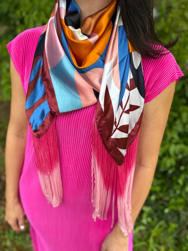 Cosmic Fringe Scarves
